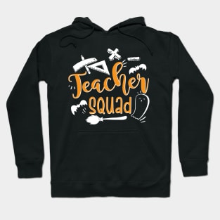 Women Teacher Squad Halloween Costume Gift Hoodie